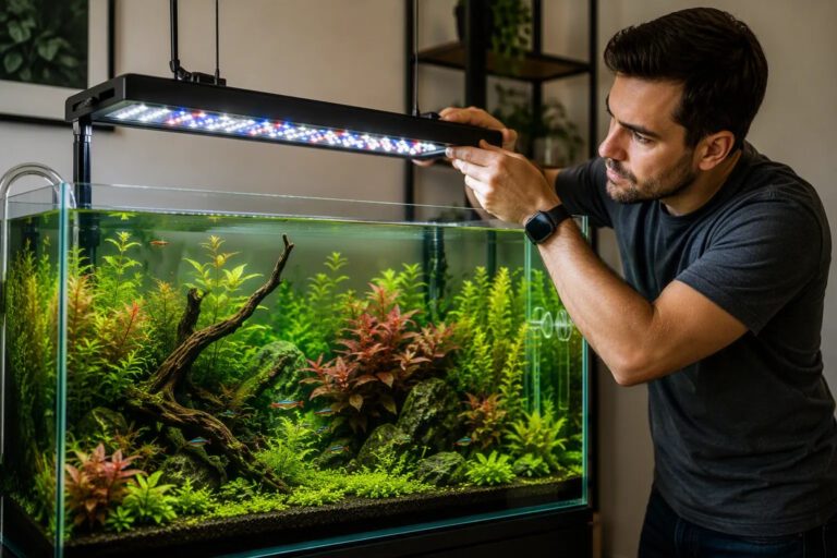 Aquarium Lighting for Plants: PAR, Spectrum & Photoperiod Guide