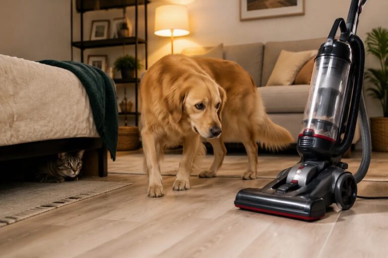 Why Are Dogs and Cats Scared of Vacuums? How to Help