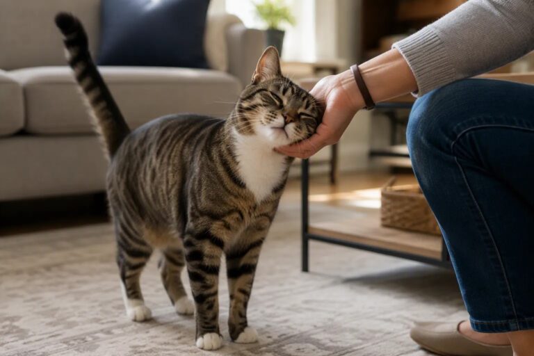 Why Do Cats Rub Their Face on You and Objects?