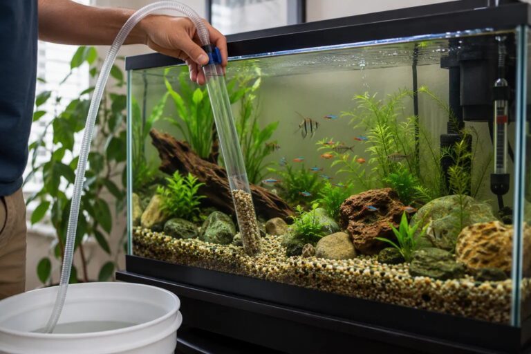 How to Vacuum Aquarium Gravel Without Crashing the Tank