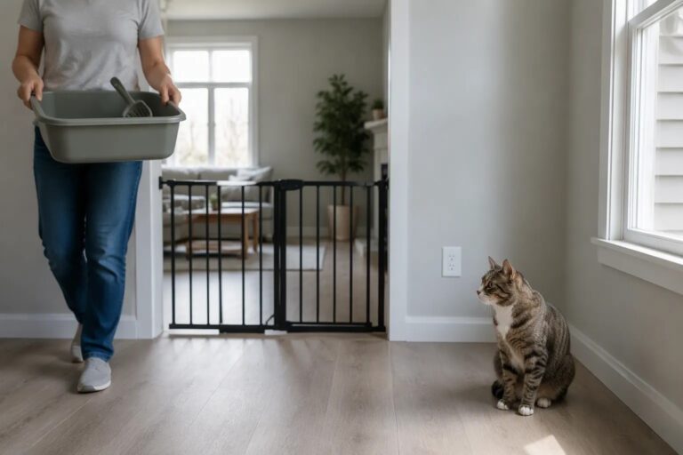 Cat Litter Boxes During Pest Control: Removal, Covering & Safe Re-Entry