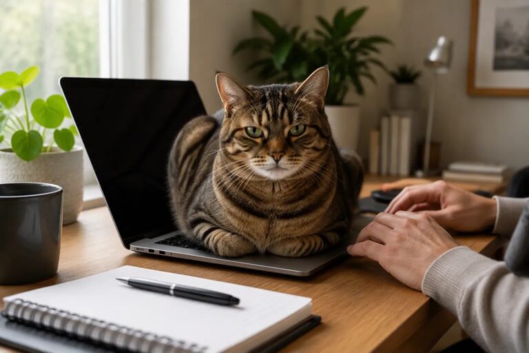 Why Does My Cat Sit on My Laptop? Warmth, Attention & Learned Routine