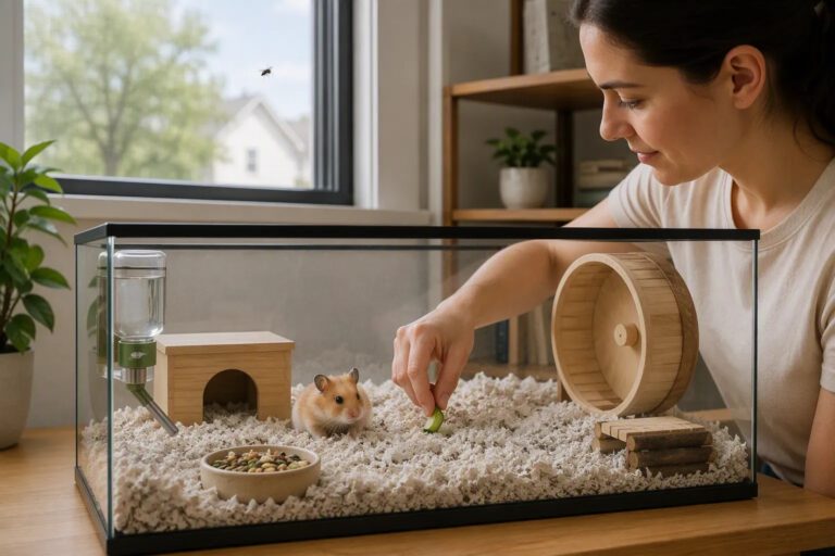 Fly Control in a Hamster Room: Food, Bedding, Screens & Safer Traps
