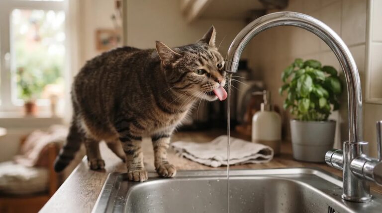Why Do Cats Drink From Faucets? Preference, Instinct, and Hydration