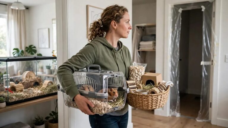 How to Protect a Hamster During Indoor Pest Control: Relocation, Air Quality & Bedding Safety