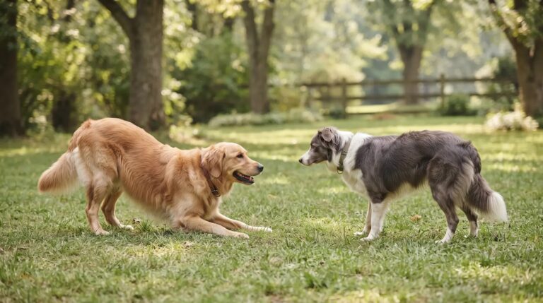 Dog Play Bow Explained: How to Read Healthy Play and Tension