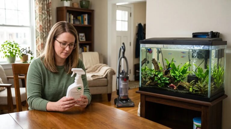 How to Treat a Home for Fleas When You Keep an Aquarium